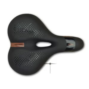 NEW ITEM Saddle, vinyl top, black pc w/memory foam