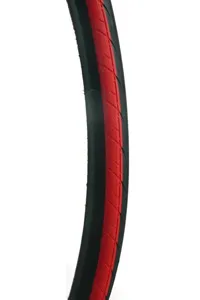 TYRE 700 x 23C BLACK/RED with Kevlar Puncture Protection, Wire bead 120PSI, Taiwan premium tyre