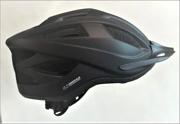 Helmet, FLITE, Inmould, Recreational Range, MATT BLACK, 54-56cm Small, AS/NZS Standard