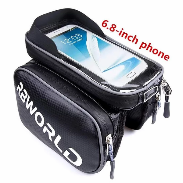 Bicycle Bag Waterproof Front Bike Cycling Bag 6.8 inch Mobile Phone Bicycle Top