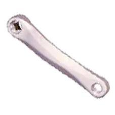 CRANK ARM LH 170mm, Diamond Taper, Low Profile Alloy SILVER