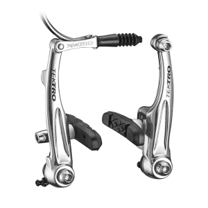 A NEW ITEM - BRAKE Tektro V Brake, 102mm Arms, Forged Alloy Arms, SILVER (for one wheel)