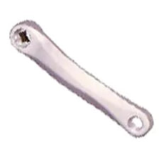 CRANK ARM LH 175mm, Diamond Taper, Low Profile, Alloy SILVER