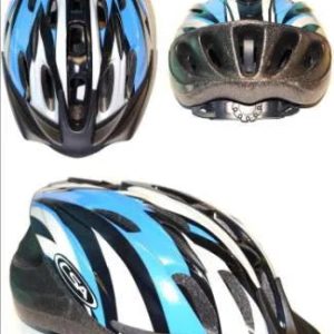 HELMET Chaser, Medium/Large (58-62cm) BLUE/BLACK/SILVER, Australian Standards Approved