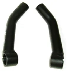 Bar ends, alloy, long type, sand blasted black, 155mm