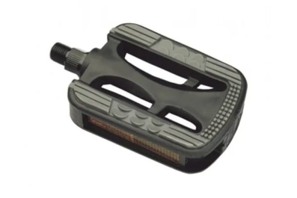 PEDALS 9/16" City/Comfort, PP w/rubber inlay BLACK, VP pedals in Bike lane Header card