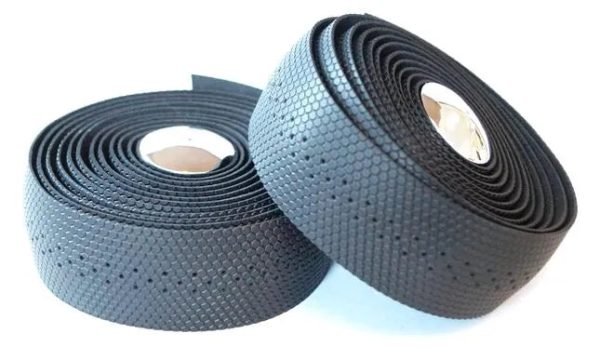 Bartape, Velo WRAP Microfibre, pin hole texture, PU, shockproof, Elastic and Non-slip, black