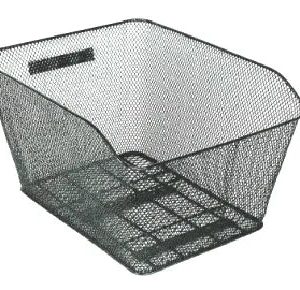 BASKET - Rear, Fixed with Fittings, Black, 41cm x 33cm x 25cm