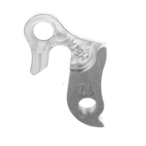 META CNC DERAILLEUR HANGER - Model 12, Material 6061 T651 Aviation Aluminium, CNC Machined, Silver, Merida, Fuji, Schwinn, Jamis , etc