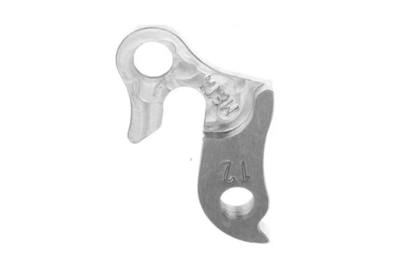 META CNC DERAILLEUR HANGER - Model 12, Material 6061 T651 Aviation Aluminium, CNC Machined, Silver, Merida, Fuji, Schwinn, Jamis , etc