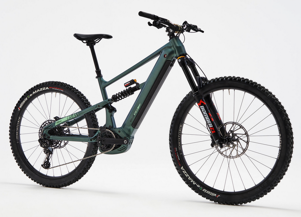 Progear E-Trail 27.5*18″ Dual Susp. E-Bike Sandstorm