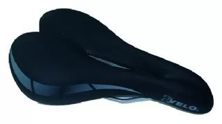 Saddle Velo End-Zone 270mmx150mm cut-out blk, inclined riding, great tourer!