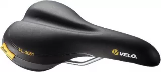 SADDLE Velo Plush, 269mm x 163mm, Double Density Comfort, inclined riding, Weight: 405g