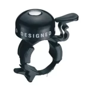 BELL - Alloy, Flick Bell, Plastic Strap Mount, Fits Oversize or Standard Size Handlebars