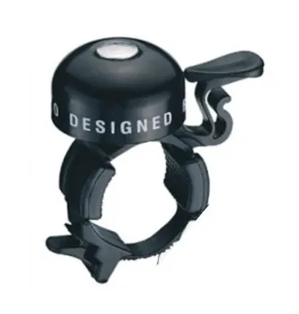 BELL - Alloy, Flick Bell, Plastic Strap Mount, Fits Oversize or Standard Size Handlebars