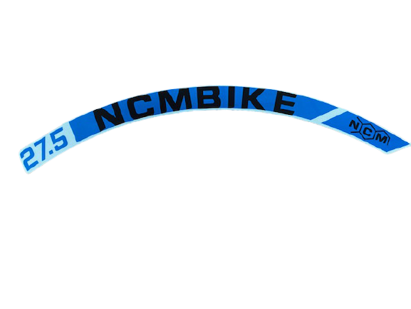 NCM Bikes rim sticker 27.5 inch Moscow [Blue]