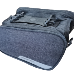 ROSWHEEL, Top Bar Bag, Phone holder/display and side pockets, Durable magic sticker secure mounting, 19.50 x 10.00 x 11.00 cm