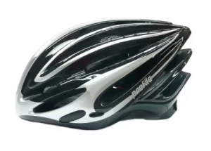 HELMET Profile, Double In-mould, Full retention ring for greater comfort, Dial Fit System, Small/Medium (54-58cm) Silver/Black