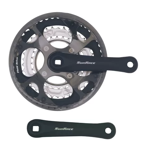 Chainwheel & Crank 152mm 48/38/28T