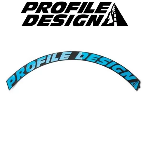 Wheel Stickers 58/78 Twentyfour Series - Cyan