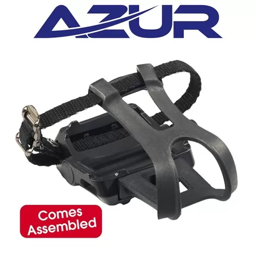 Pedal Rapid+ With Toe Clips/Straps