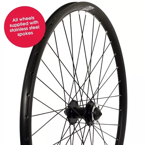 Wheel - 27.5" Alloy Disc Rear - Black Rim