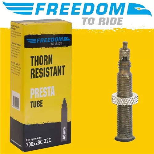 Tube - Thorn Resistant Presta 700x28C-32C (20) 48mm
